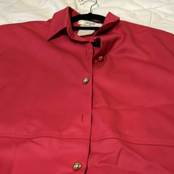 1960s Bernard holtzman  Magnin by I Magnin Coral Trench Coat Jacket Vint… - Picture 9 of 9